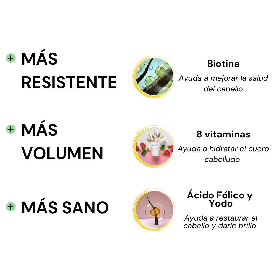 Pack 2 Vitaminas Capilares by Wiohair - Ahorra 10€