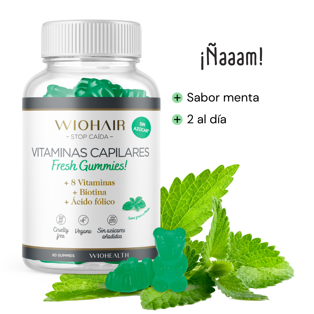 Pack 2 Vitaminas Capilares by Wiohair - Ahorra 10€