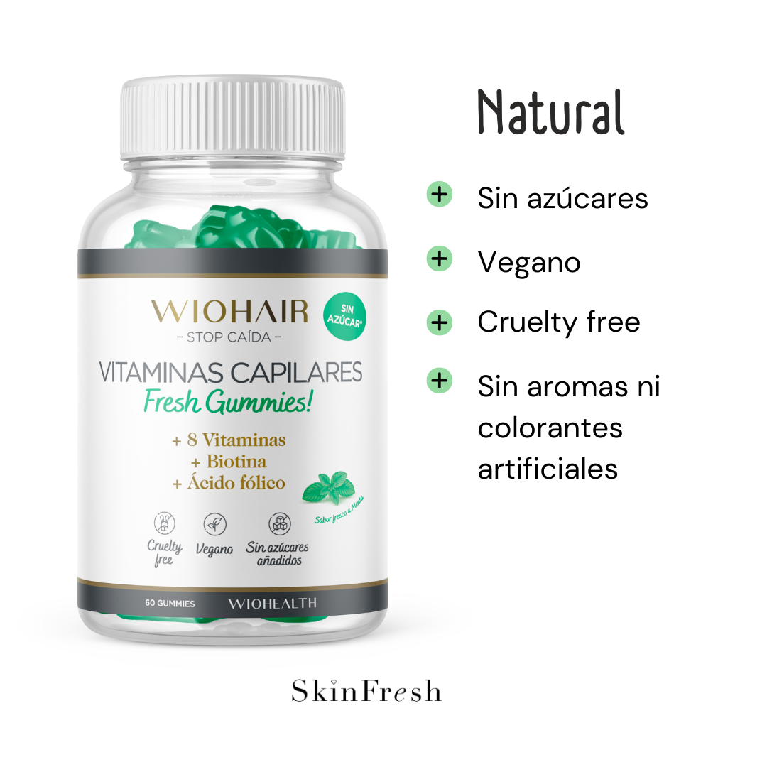 Pack 2 Vitaminas Capilares by Wiohair - Ahorra 10€