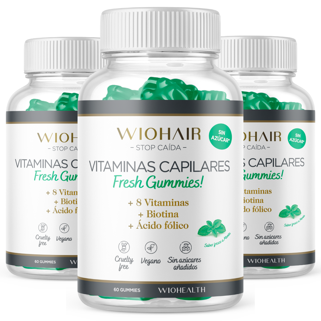 ¡ESPECIAL BLACK FRIDAY! Pack 3 Vitaminas Capilares by Wiohair - Ahorra 22€ + Envío Gratis