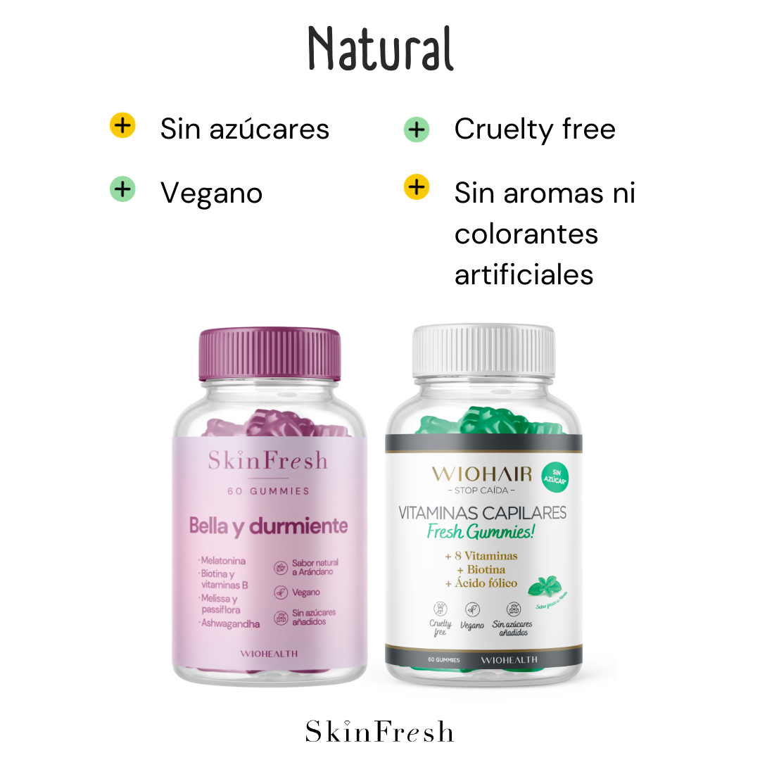 Pack Sueño y Cabello: 1 Gummies Capilares y 1 Bella Durmiente - Ahorra 10€