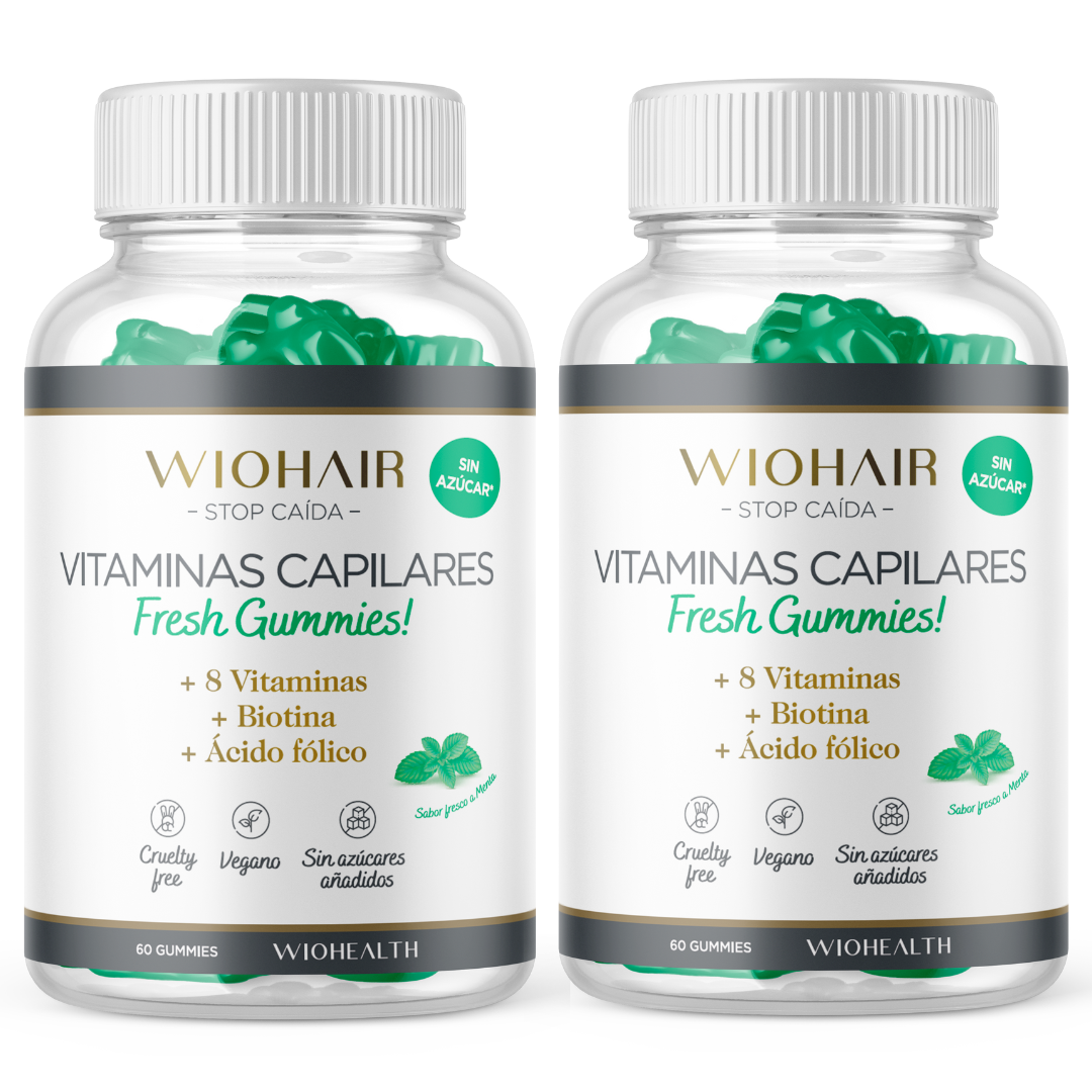 Pack 2 Vitaminas Capilares by Wiohair - Ahorra 10€