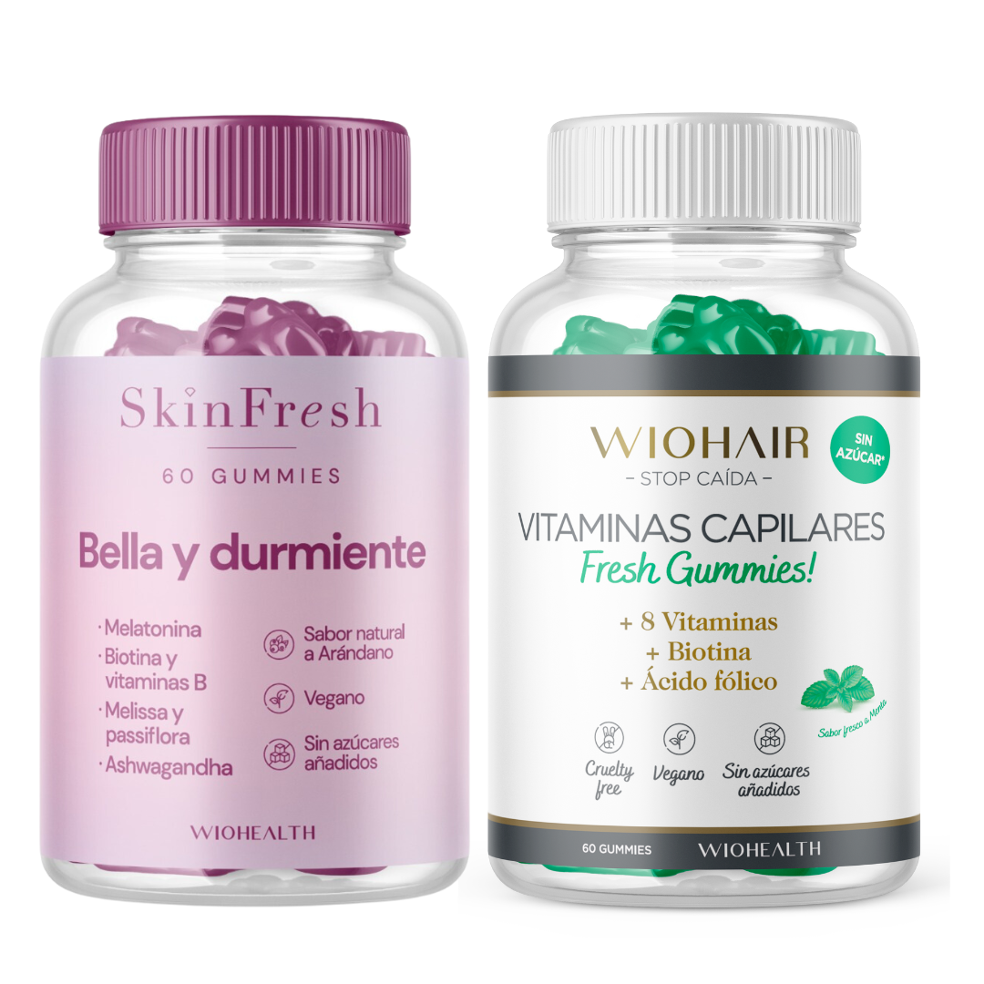 Pack Sueño y Cabello: 1 Gummies Capilares y 1 Bella Durmiente - Ahorra 10€