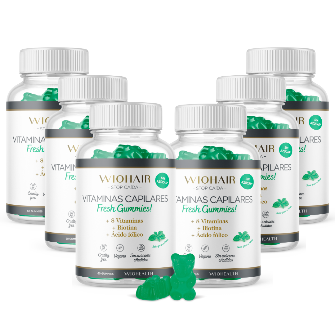 Pack 2 Vitaminas Capilares by Wiohair - Ahorra 10€