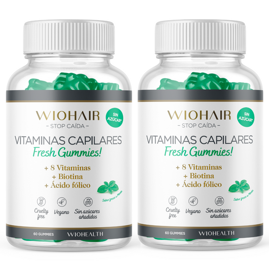 Pack 2 Vitaminas Capilares by Wiohair - Ahorra 10%